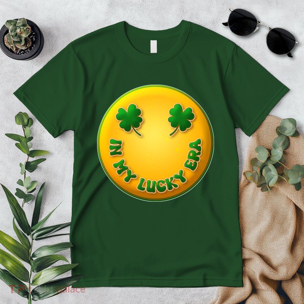 St Patricks Day In My Lucky Era Smiley Emoji Premium T-Shirt