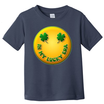 St Patricks Day In My Lucky Era Smiley Emoji Toddler T-Shirt