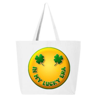 St Patricks Day In My Lucky Era Smiley Emoji 25L Jumbo Tote