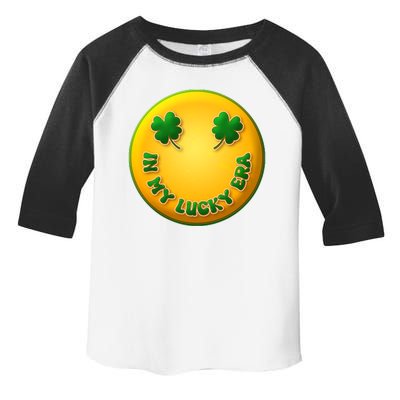 St Patricks Day In My Lucky Era Smiley Emoji Toddler Fine Jersey T-Shirt