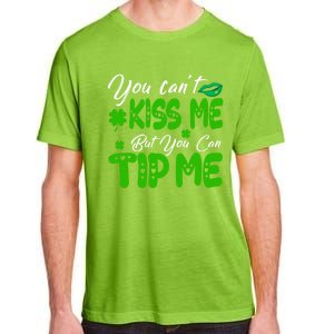 St Patricks Day Pajamas Funny Waitress Bartender Waiter Tips Gift Adult ChromaSoft Performance T-Shirt