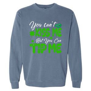 St Patricks Day Pajamas Funny Waitress Bartender Waiter Tips Gift Garment-Dyed Sweatshirt