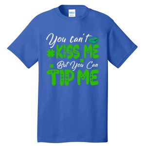 St Patricks Day Pajamas Funny Waitress Bartender Waiter Tips Gift Tall T-Shirt