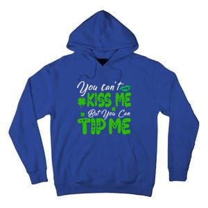 St Patricks Day Pajamas Funny Waitress Bartender Waiter Tips Gift Tall Hoodie