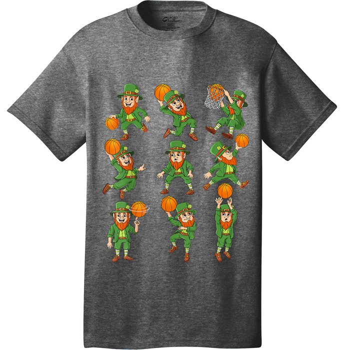 St Patricks Day Leprechaun Basketball Player T-Shirt