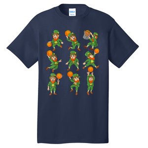 St Patricks Day Leprechaun Basketball Player Tall T-Shirt