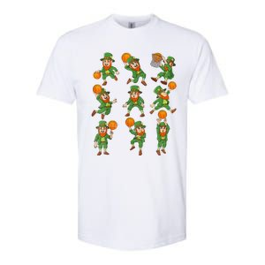 St Patricks Day Leprechaun Basketball Player Softstyle CVC T-Shirt