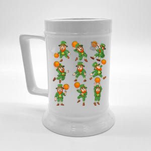 St Patricks Day Leprechaun Basketball Player Beer Stein