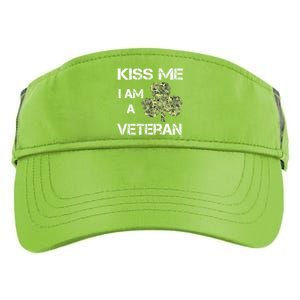 St Patricks Day Shamrock Patriotic Soldier Kiss Me Im Irish Funny Gift Adult Drive Performance Visor