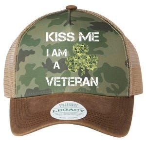 St Patricks Day Shamrock Patriotic Soldier Kiss Me Im Irish Funny Gift Legacy Tie Dye Trucker Hat