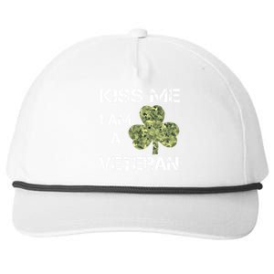 St Patricks Day Shamrock Patriotic Soldier Kiss Me Im Irish Funny Gift Snapback Five-Panel Rope Hat