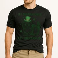 St Patricks Day If I Shenan Once I’Ll Shenanigan Funny Cat Performance Shirt