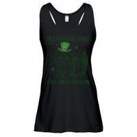 St Patricks Day If I Shenan Once I’Ll Shenanigan Funny Cat Ladies Essential Flowy Tank