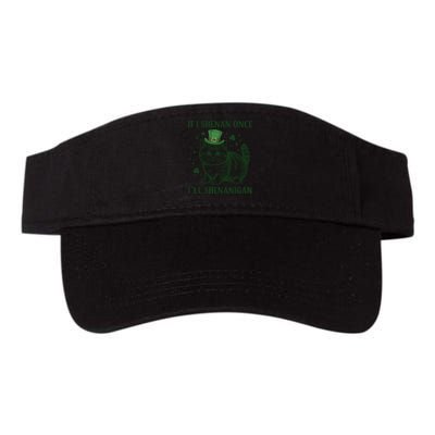 St Patricks Day If I Shenan Once I’Ll Shenanigan Funny Cat Visor