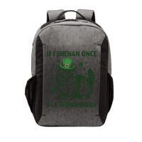 St Patricks Day If I Shenan Once I’Ll Shenanigan Funny Cat Vector Backpack