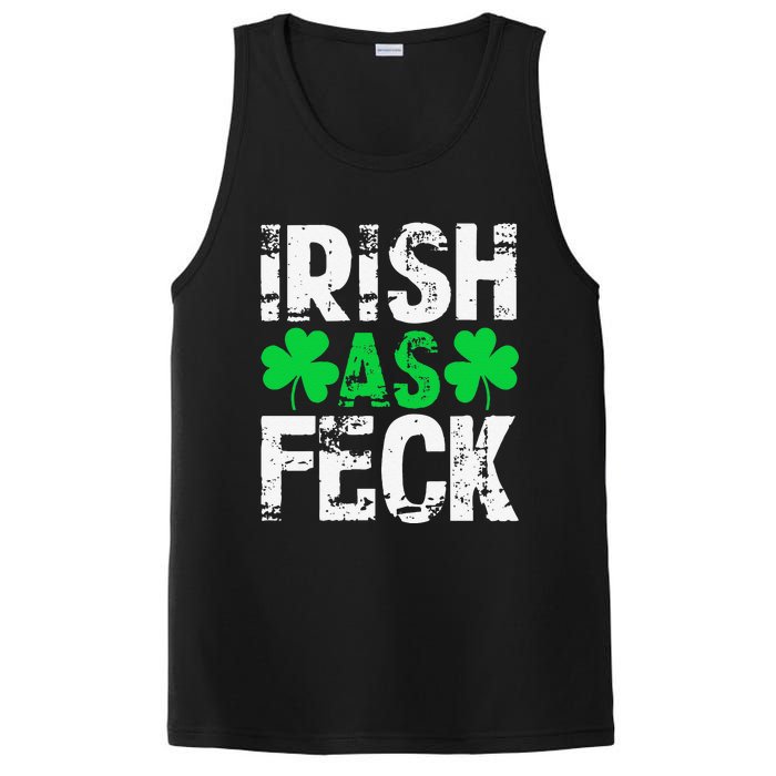 Saint Patrick's Day Lucky Irish As Feck Funny PosiCharge Competitor Tank