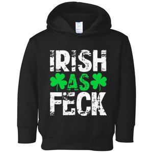 Saint Patrick's Day Lucky Irish As Feck Funny Toddler Hoodie