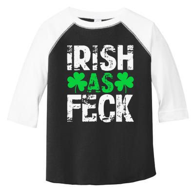 Saint Patrick's Day Lucky Irish As Feck Funny Toddler Fine Jersey T-Shirt