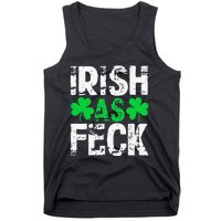 Saint Patrick's Day Lucky Irish As Feck Funny Tank Top