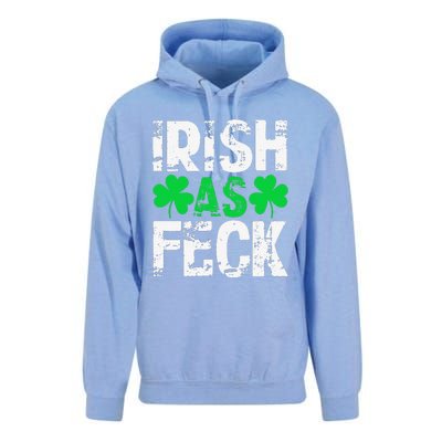 Saint Patrick's Day Lucky Irish As Feck Funny Unisex Surf Hoodie