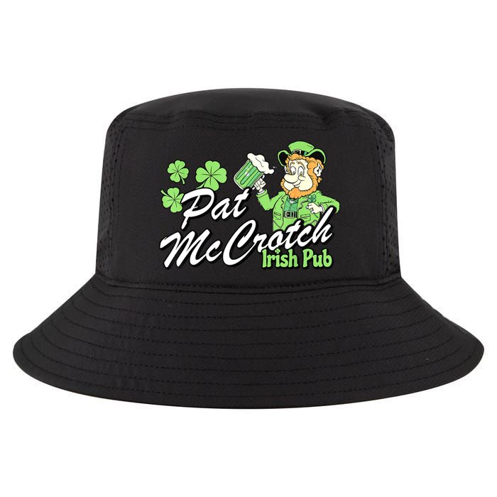 St. PattyS Day Pat Mccrotch Irish Pub Lucky Clover Cool Comfort Performance Bucket Hat