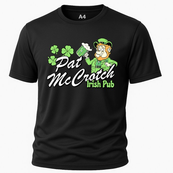 St. PattyS Day Pat Mccrotch Irish Pub Lucky Clover Performance Shirt