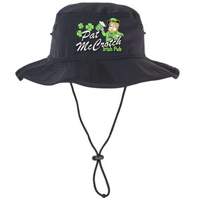 St. PattyS Day Pat Mccrotch Irish Pub Lucky Clover Bucket Hat