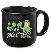 St. PattyS Day Pat Mccrotch Irish Pub Lucky Clover 15oz Campfire Ceramic Mug
