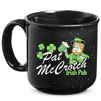 St. PattyS Day Pat Mccrotch Irish Pub Lucky Clover 15oz Campfire Ceramic Mug