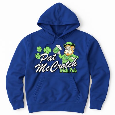 St. PattyS Day Pat Mccrotch Irish Pub Lucky Clover Hoodie
