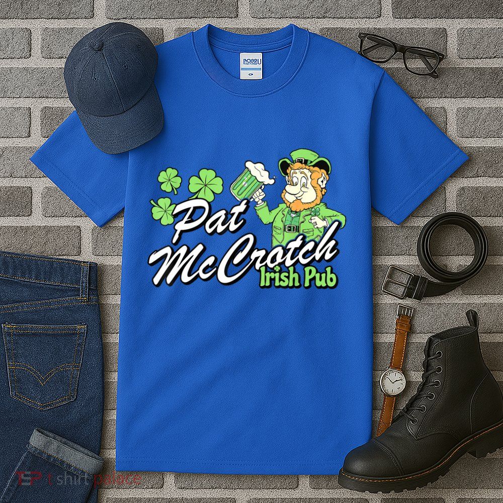St. PattyS Day Pat Mccrotch Irish Pub Lucky Clover Tall T-Shirt
