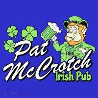 St. PattyS Day Pat Mccrotch Irish Pub Lucky Clover Tall T-Shirt