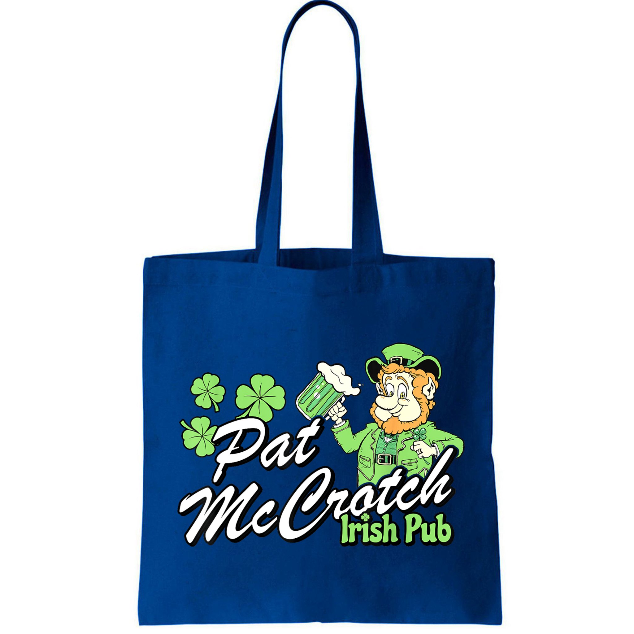 St. PattyS Day Pat Mccrotch Irish Pub Lucky Clover Bag