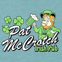 St. PattyS Day Pat Mccrotch Irish Pub Lucky Clover Sueded Cloud Jersey T-Shirt