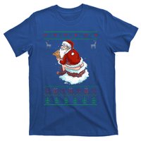 Santa Pooping Down The Chimney Ugly Sweater Christmas T-Shirt