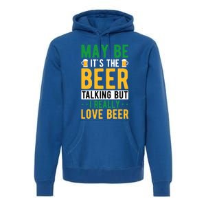 St Patricks Day Funny Gift Premium Hoodie