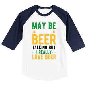 St Patricks Day Funny Gift Baseball Sleeve Shirt