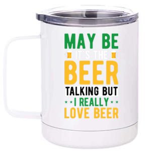 St Patricks Day Funny Gift 12 oz Stainless Steel Tumbler Cup