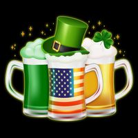 St Patricks Day Usa American Flag Beers Tall T-Shirt