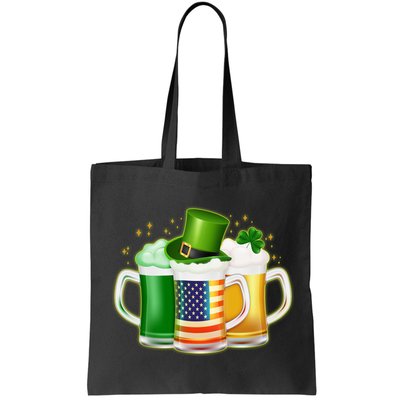 St Patricks Day Usa American Flag Beers Bag