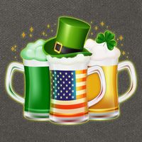St Patricks Day Usa American Flag Beers Cotton Canvas Backpack