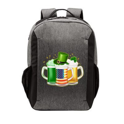 St Patricks Day Usa American Flag Beers Vector Backpack
