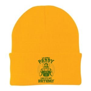 St Patricks Day We Gonna Paddy Like Its My Birthday Knit Cap Winter Beanie