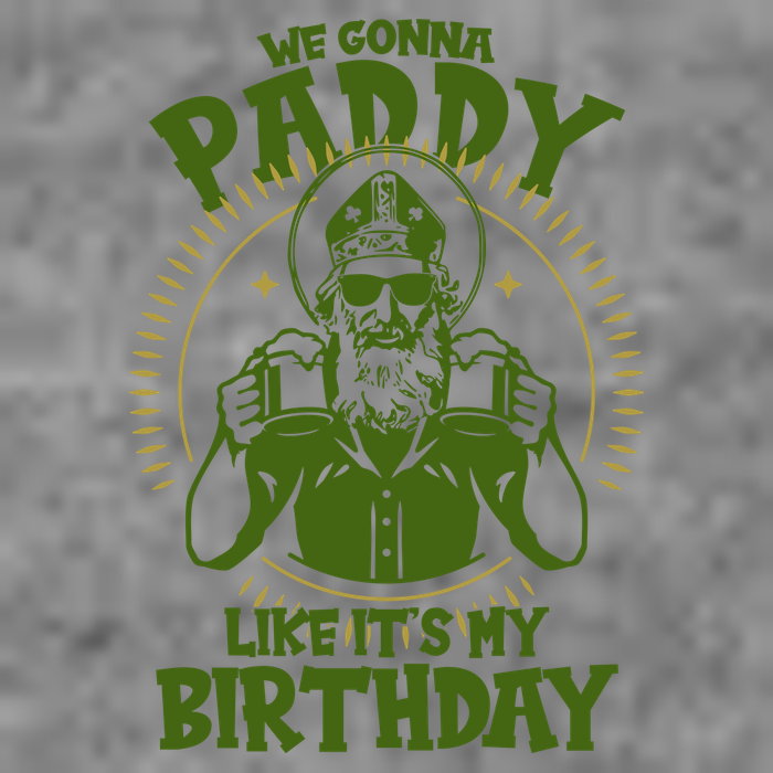 St Patricks Day We Gonna Paddy Like Its My Birthday Toddler Hoodie