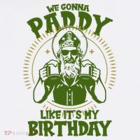St Patricks Day We Gonna Paddy Like Its My Birthday Adult Drive Performance Visor