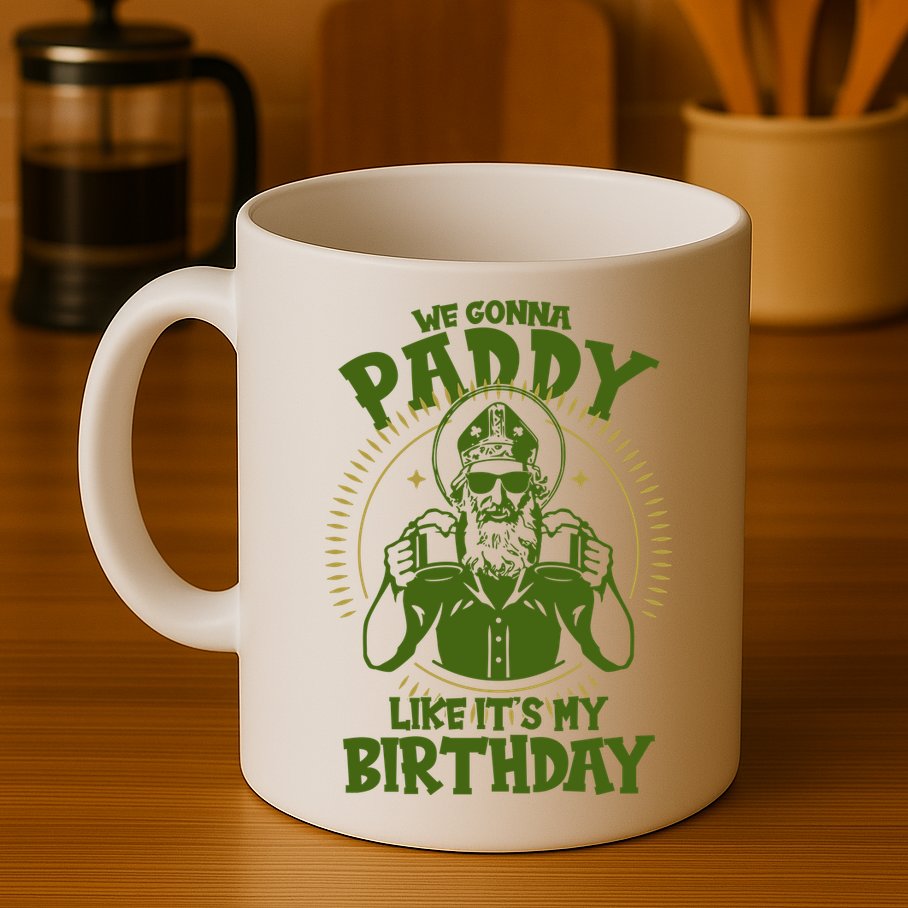 St Patricks Day We Gonna Paddy Like Its My Birthday Mug