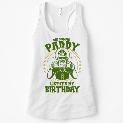 St Patricks Day We Gonna Paddy Like Its My Birthday Womens Tank Top