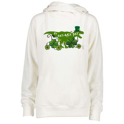 St Patrex Day Funny St Patricks Day Womens Funnel Neck Pullover Hood