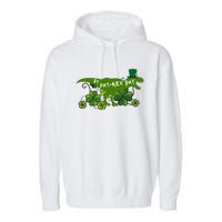 St Patrex Day Funny St Patricks Day Garment-Dyed Fleece Hoodie