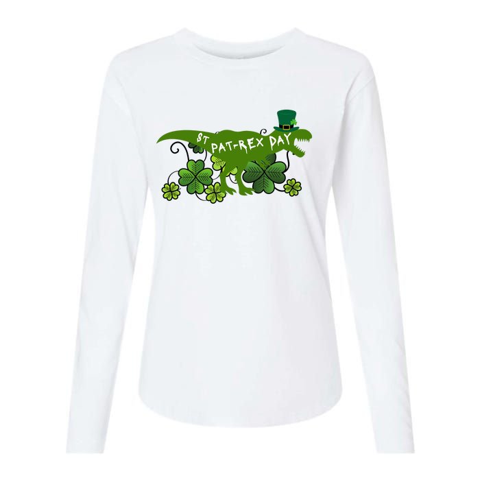 St Patrex Day Funny St Patricks Day Womens Cotton Relaxed Long Sleeve T-Shirt